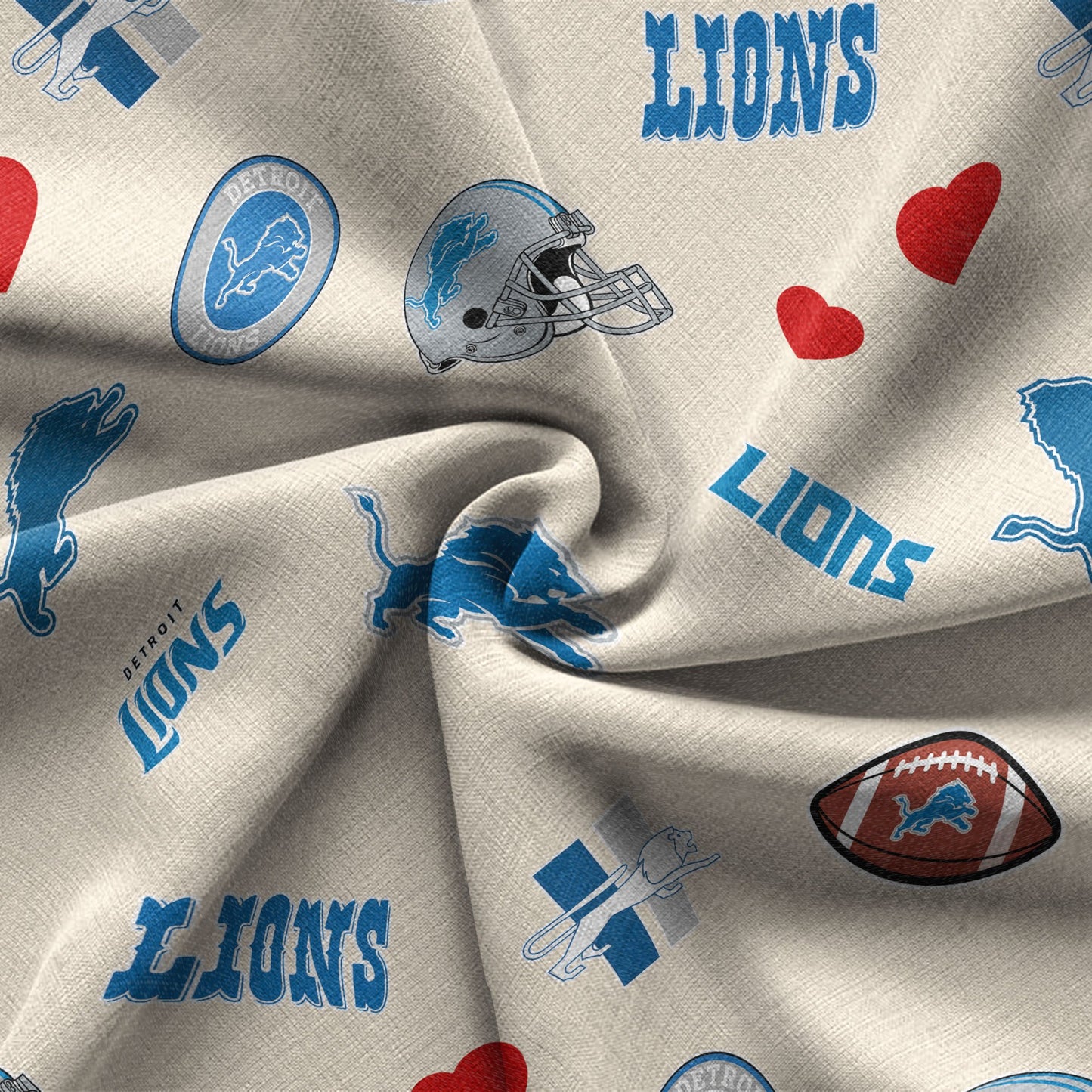 Detroit Lions Personalized Hawaiian Shirt 100% Cotton AZBTCHW000008