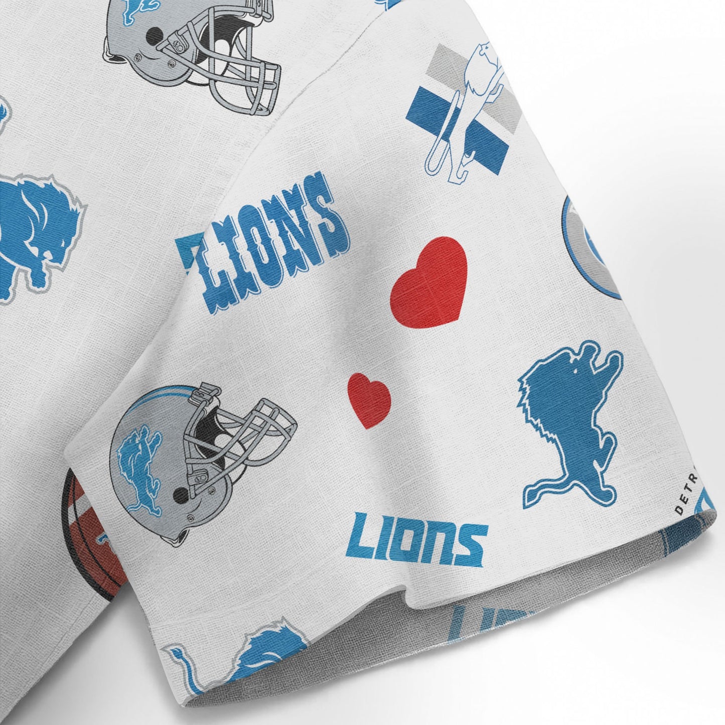 Detroit Lions Personalized Hawaiian Shirt 100% Cotton AZBTCHW000008