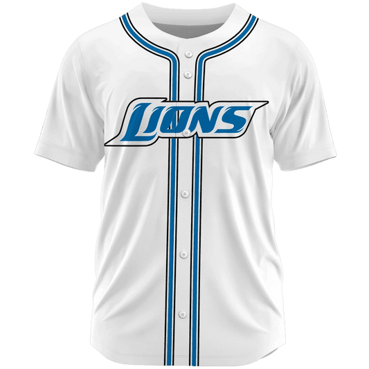 Detroit Lions Classic Baseball Jersey Customize Your Name & Number AZEMBJS000008