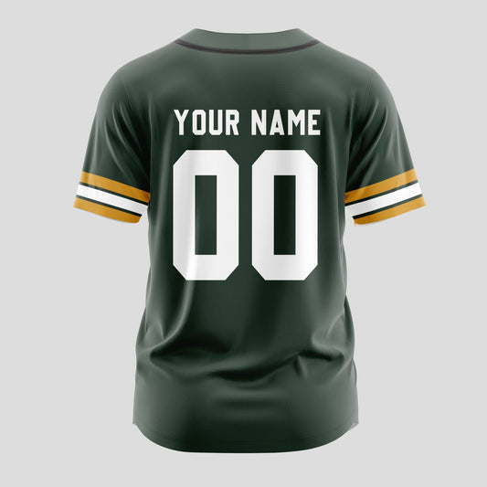 Green Bay Packers Classic Baseball Jersey Customize Your Name & Number AZEMBJS000011