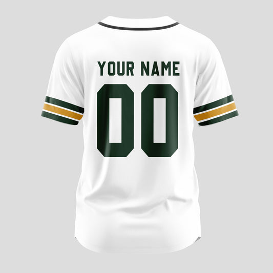 Green Bay Packers Classic Baseball Jersey Customize Your Name & Number AZEMBJS000012