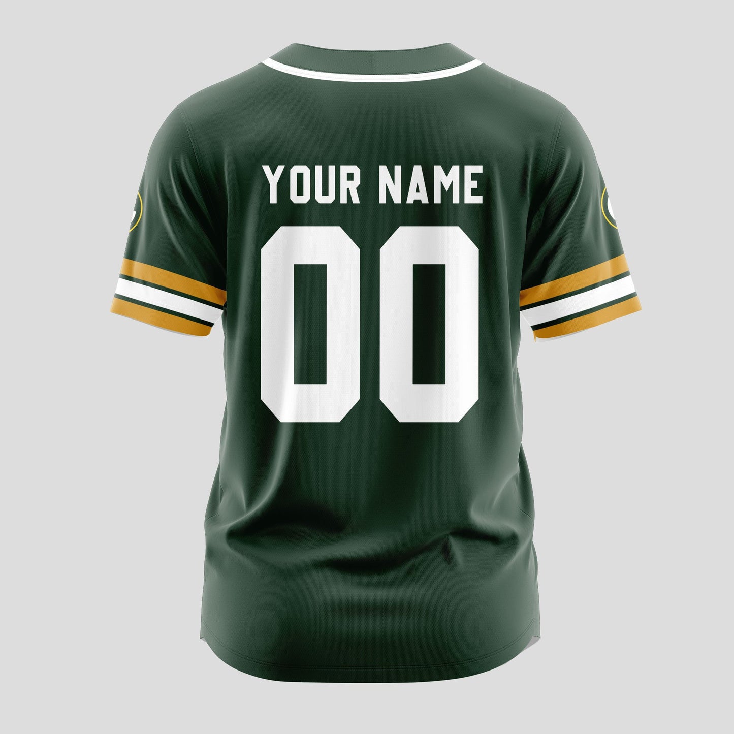 Green Bay Packers Classic Baseball Jersey Customize Your Name & Number AZEMBJS000014