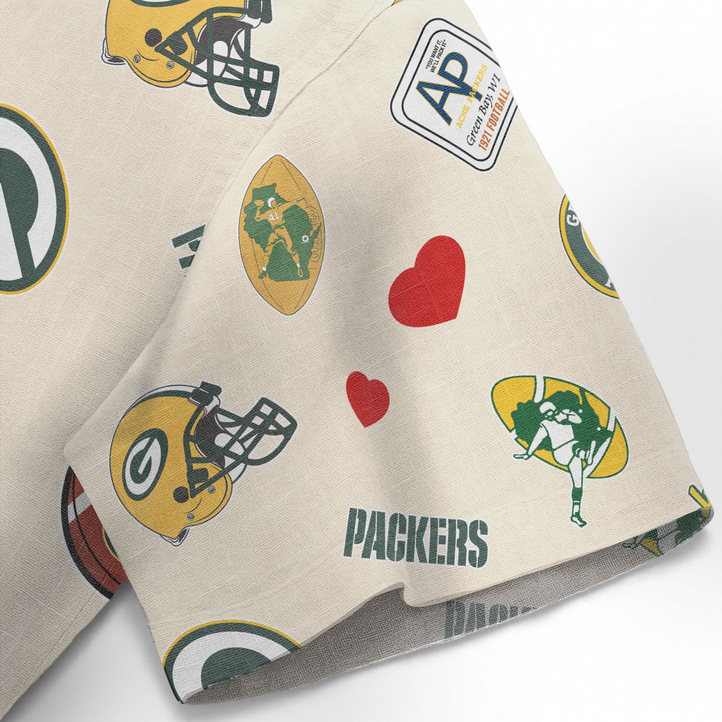 Green Bay Packers Personalized Hawaiian Shirt 100% Cotton AZBTCHW000009