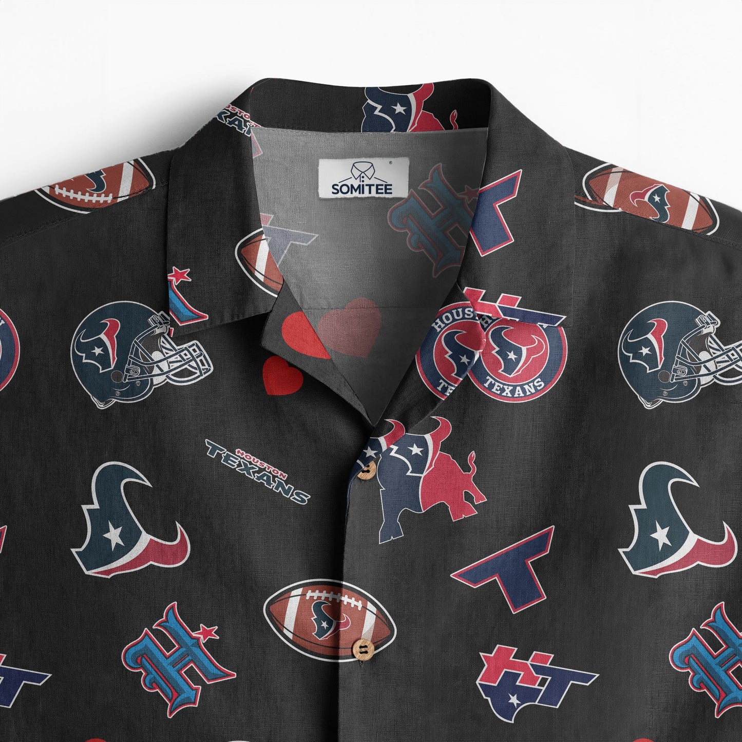 Houston Texans Personalized Hawaiian Shirt 100% Cotton AZBTCHW000010