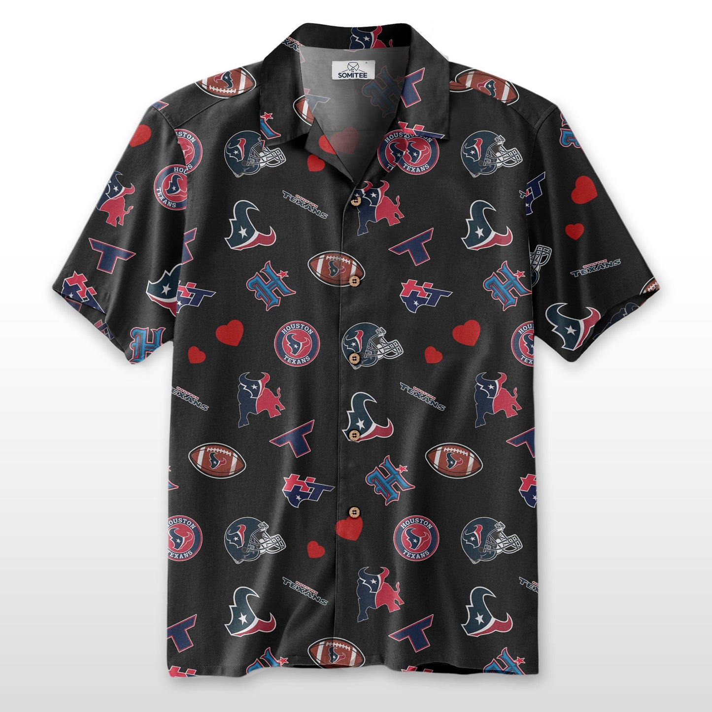 Houston Texans Personalized Hawaiian Shirt 100% Cotton AZBTCHW000010