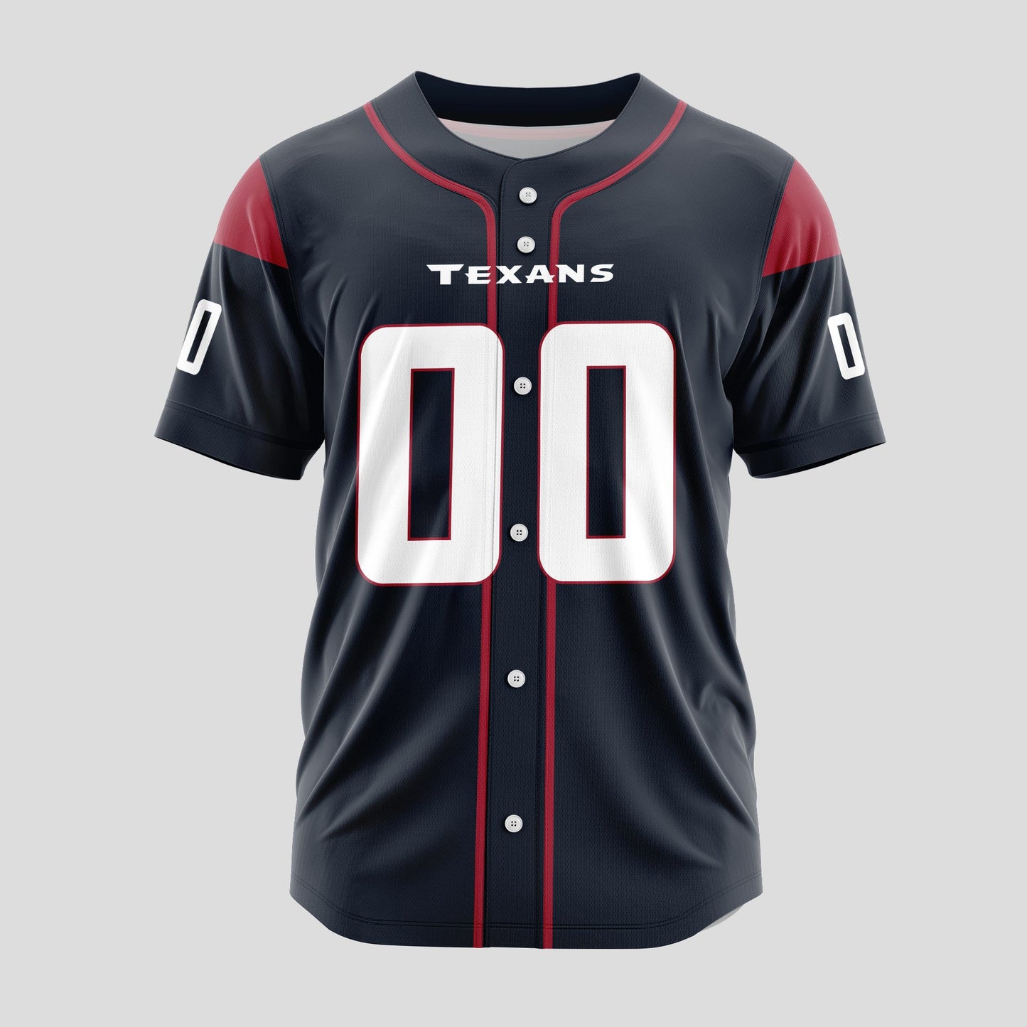 Houston Texans Classic Baseball Jersey Customize Your Name & Number AZEMBJS000017