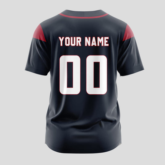 Houston Texans Classic Baseball Jersey Customize Your Name & Number AZEMBJS000017