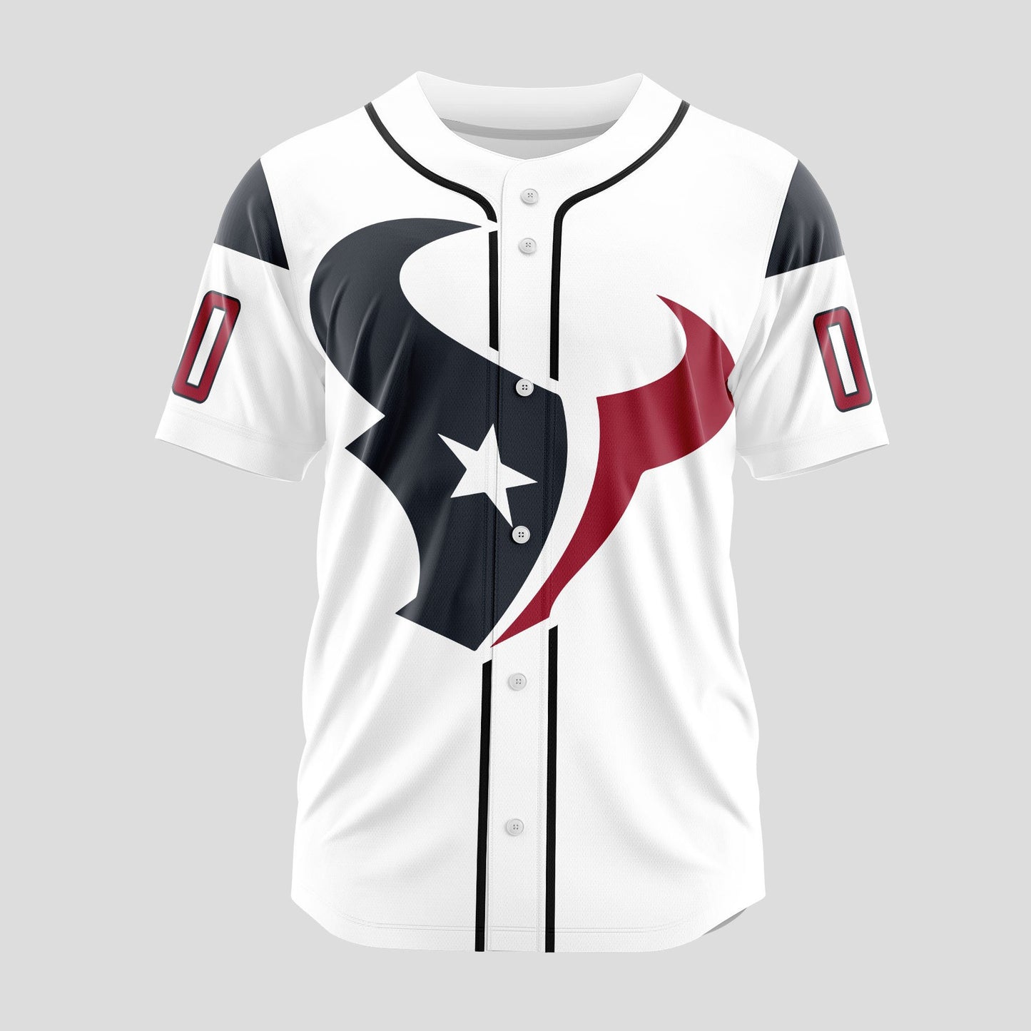 Houston Texans Classic Baseball Jersey Customize Your Name & Number AZEMBJS000019