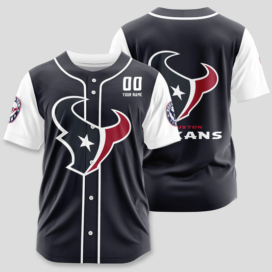 Houston Texans Classic Baseball Jersey Customize Your Name & Number AZEMBJS000023