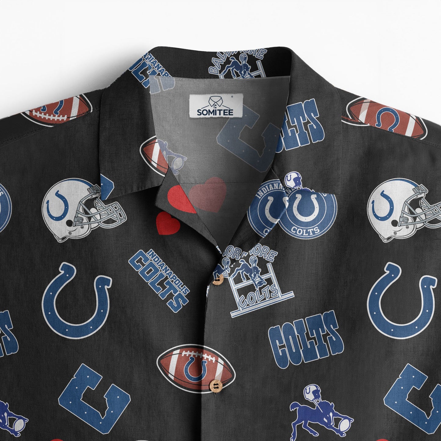 Indianapolis Colts Personalized Hawaiian Shirt 100% Cotton AZBTCHW000011
