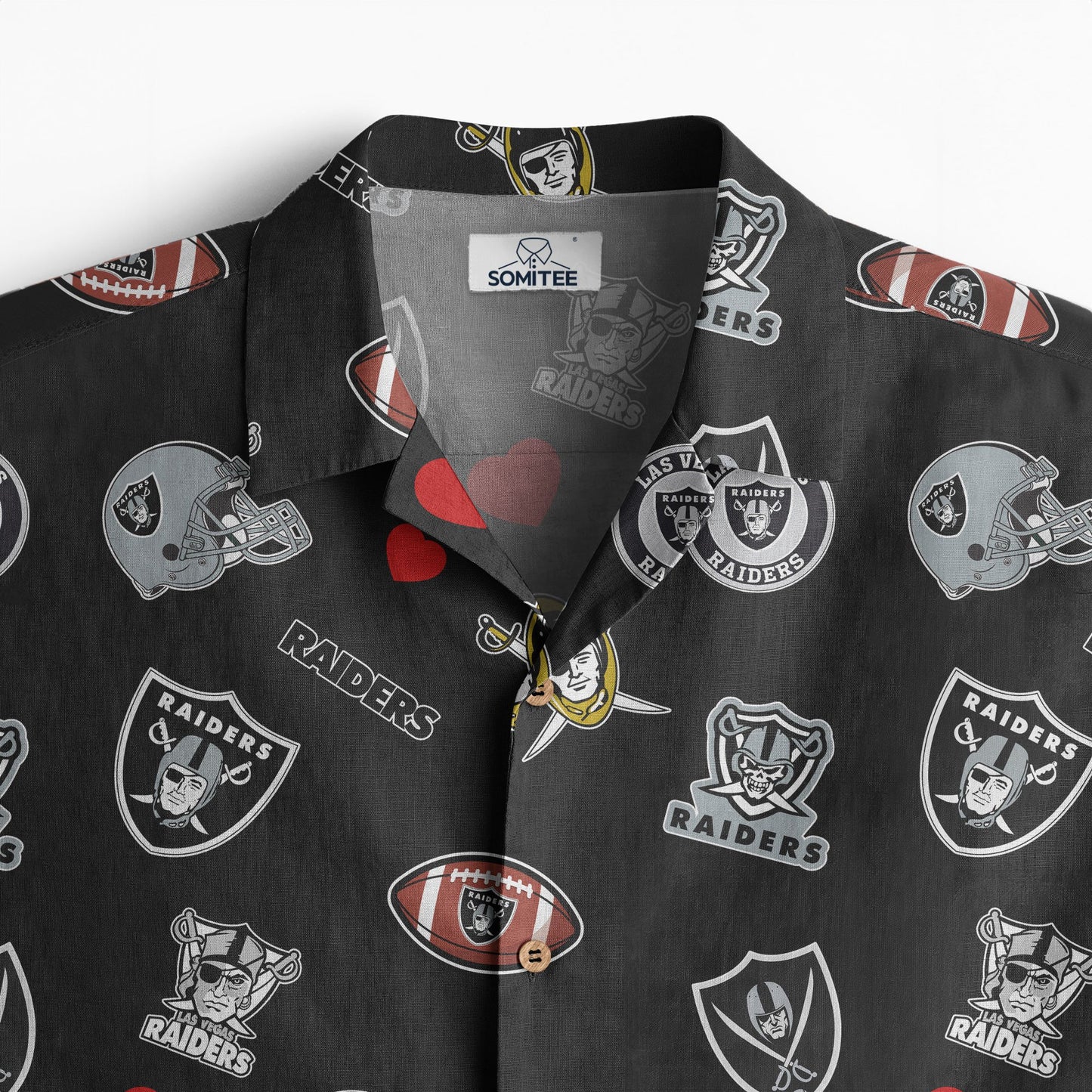 Las Vegas Raiders Personalized Hawaiian Shirt 100% Cotton AZBTCHW000012