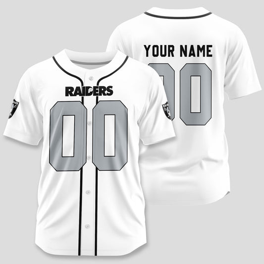 Las Vegas Raiders Classic Baseball Jersey Customize Your Name & Number AZEMBJS000028