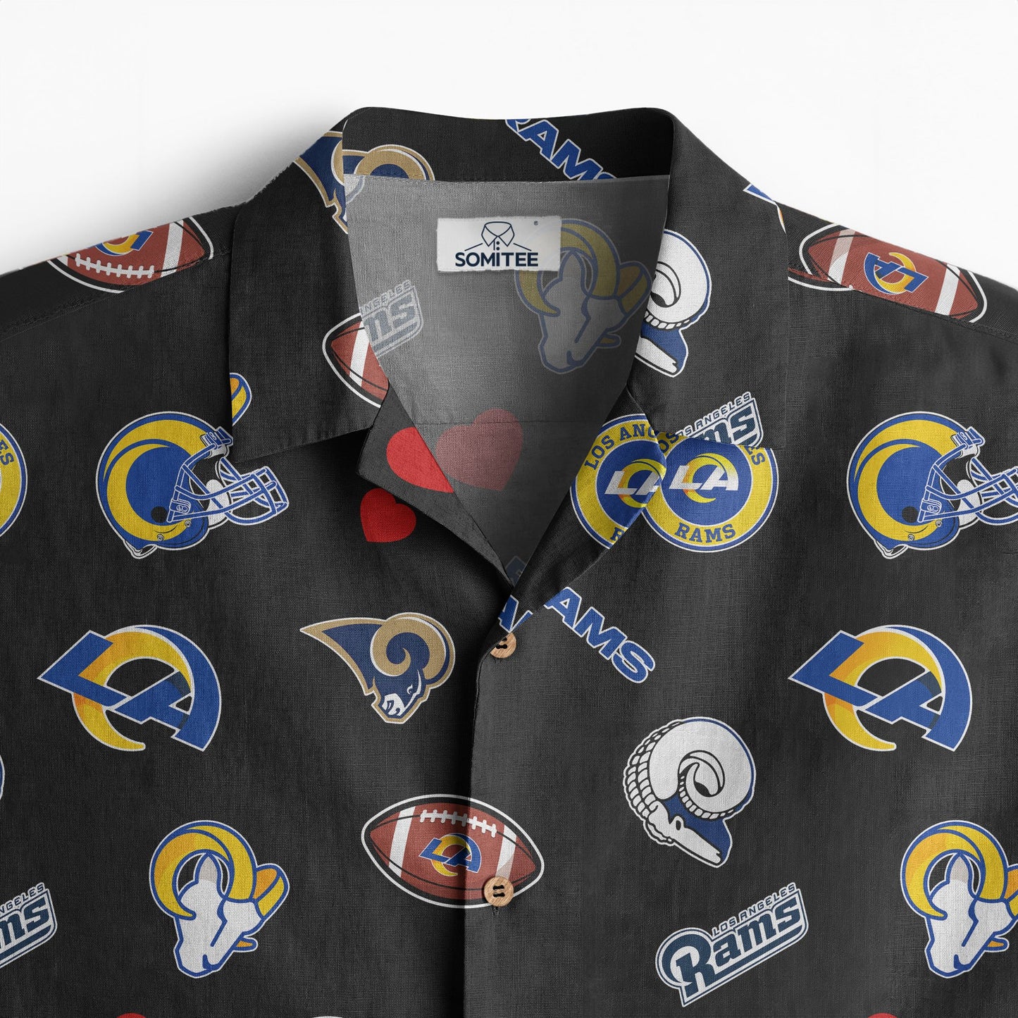 Los Angeles Rams Personalized Hawaiian Shirt 100% Cotton AZBTCHW000014