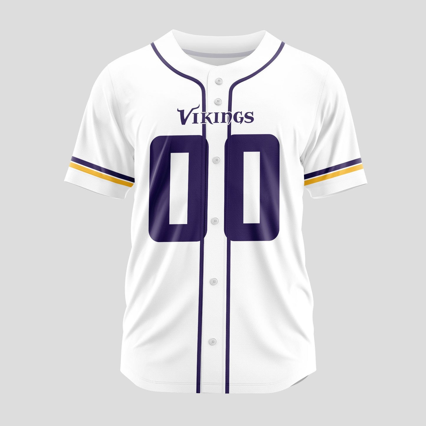 Minnesota Vikings Classic Baseball Jersey Customize Your Name & Number AZEMBJS000037