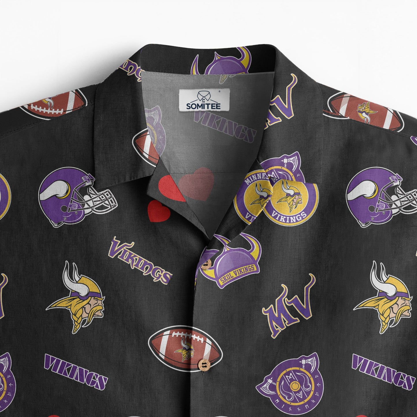 Minnesota Vikings Personalized Hawaiian Shirt 100% Cotton AZBTCHW000015
