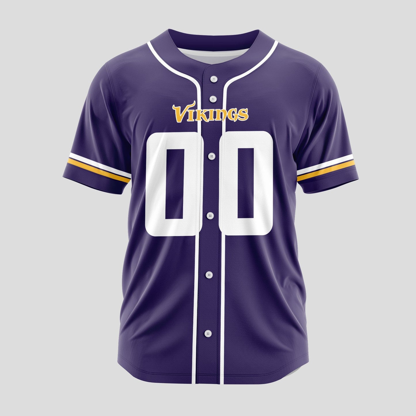 Minnesota Vikings Classic Baseball Jersey Customize Your Name & Number AZEMBJS000035