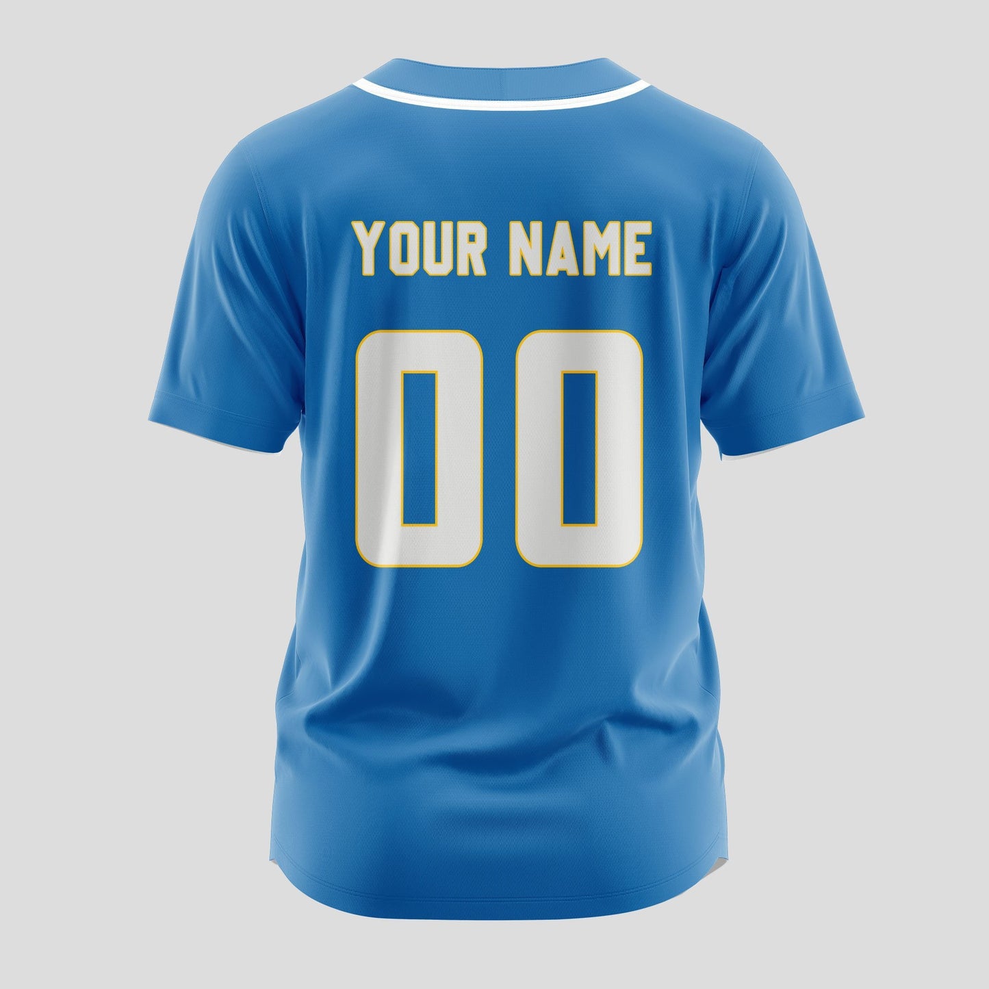 Los Angeles Chargers Classic Baseball Jersey Customize Your Name & Number AZEMBJS000039