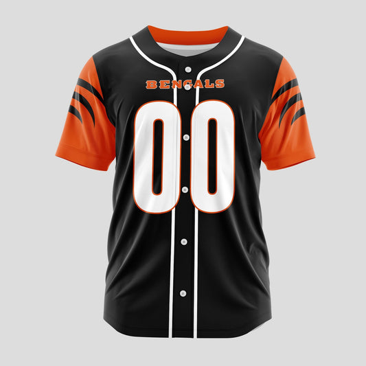 Cincinnati Bengals Classic Baseball Jersey Customize Your Name & Number AZEMBJS000046