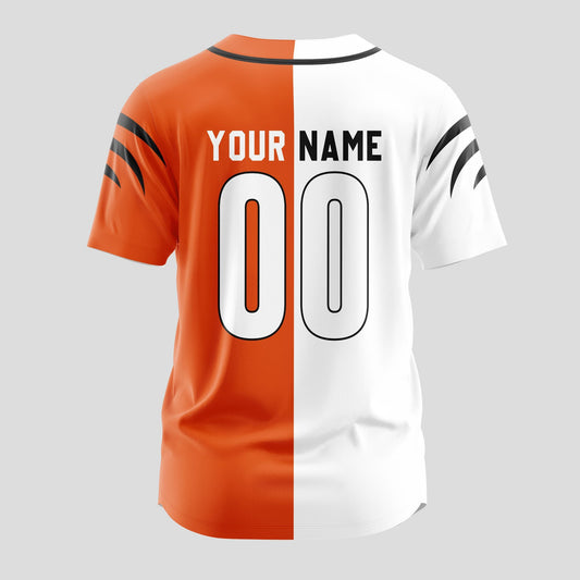 Cincinnati Bengals Classic Baseball Jersey Customize Your Name & Number AZEMBJS000047