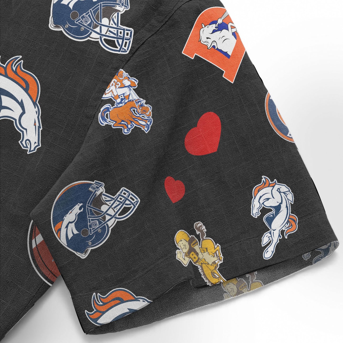 Denver Broncos Personalized Hawaiian Shirt 100% Cotton AZBTCHW000017