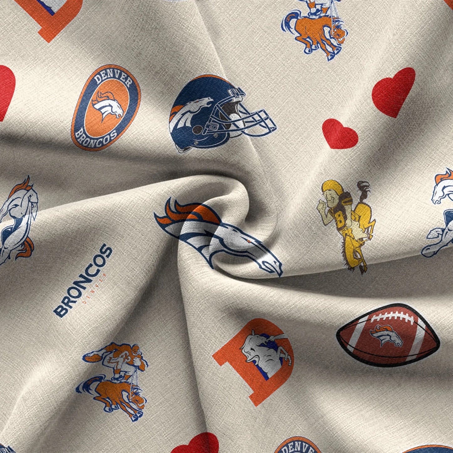 Denver Broncos Personalized Hawaiian Shirt 100% Cotton AZBTCHW000017