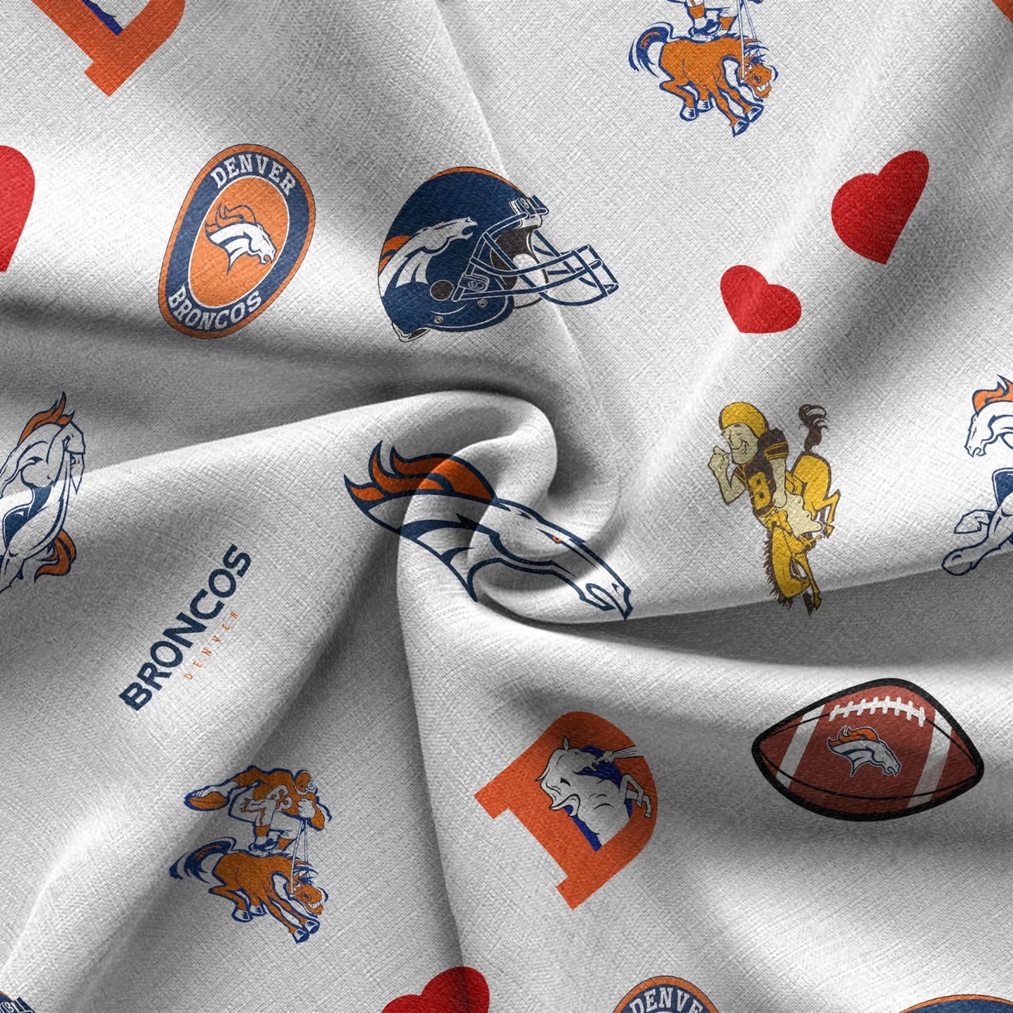 Denver Broncos Personalized Hawaiian Shirt 100% Cotton AZBTCHW000017