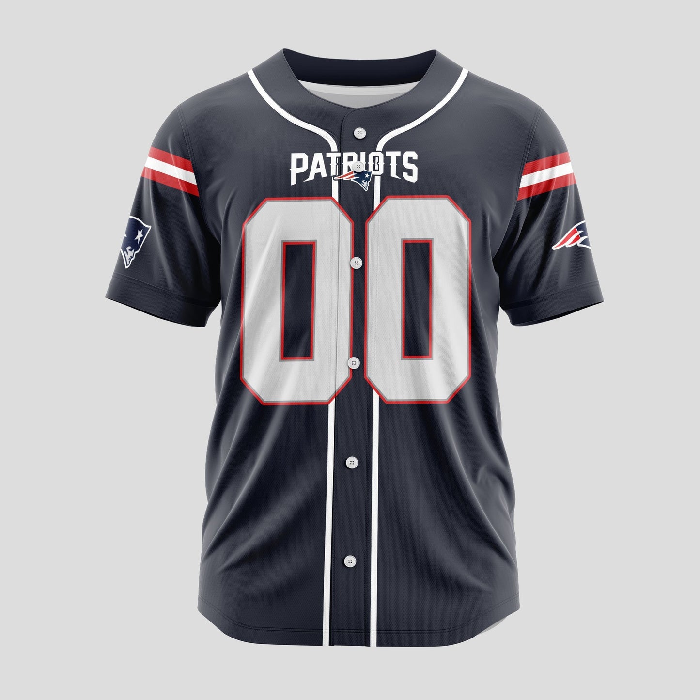 New England Patriots Classic Baseball Jersey Customize Your Name & Number AZEMBJS000049