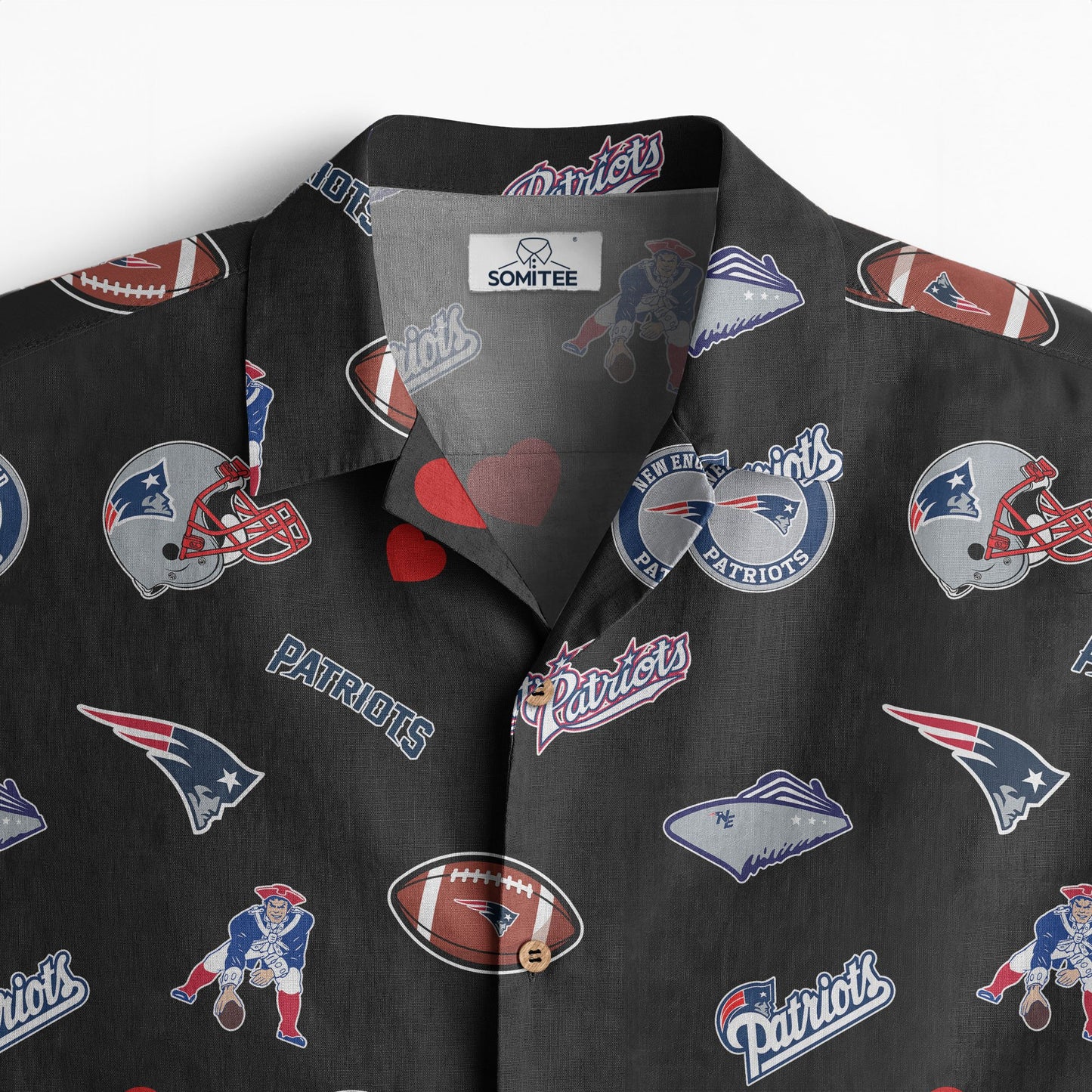 New England Patriots Personalized Hawaiian Shirt 100% Cotton AZBTCHW000019