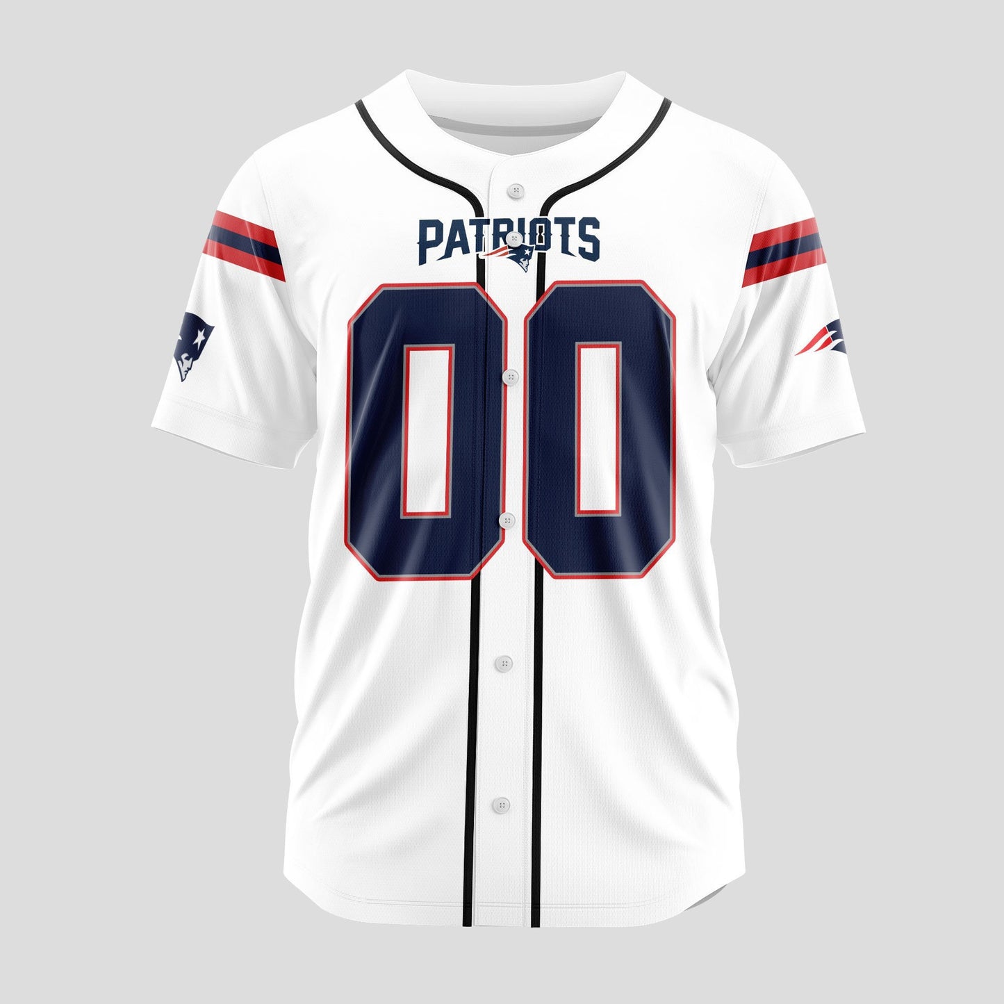 New England Patriots Classic Baseball Jersey Customize Your Name & Number AZEMBJS000051