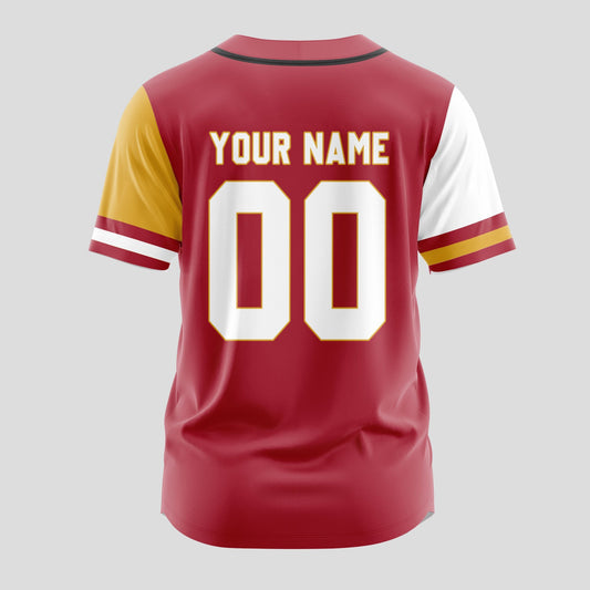 Kansas City Chiefs Classic Baseball Jersey Customize Your Name & Number AZEMBJS000053