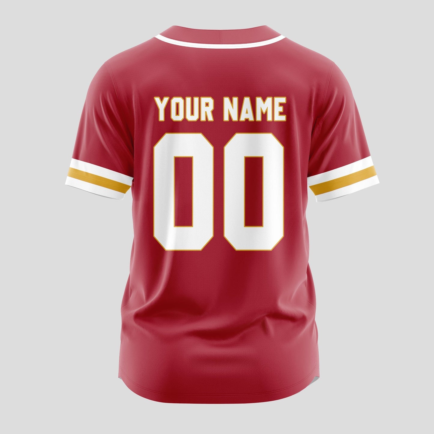 Kansas City Chiefs Classic Baseball Jersey Customize Your Name & Number AZEMBJS000058