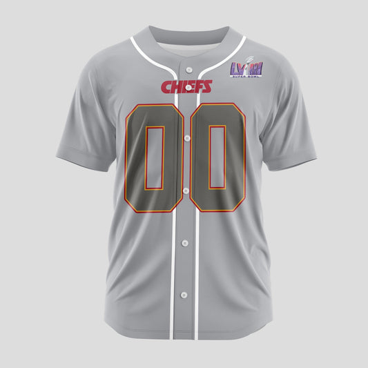Kansas City Chiefs Classic Baseball Jersey Customize Your Name & Number AZEMBJS000054