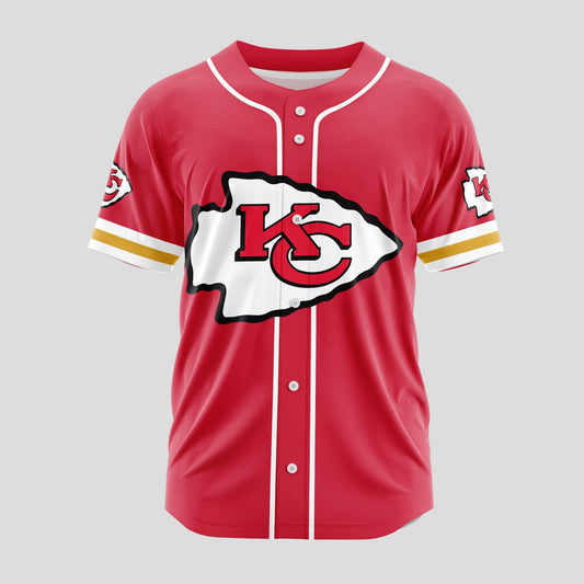 Kansas City Chiefs Classic Baseball Jersey Customize Your Name & Number AZEMBJS000057