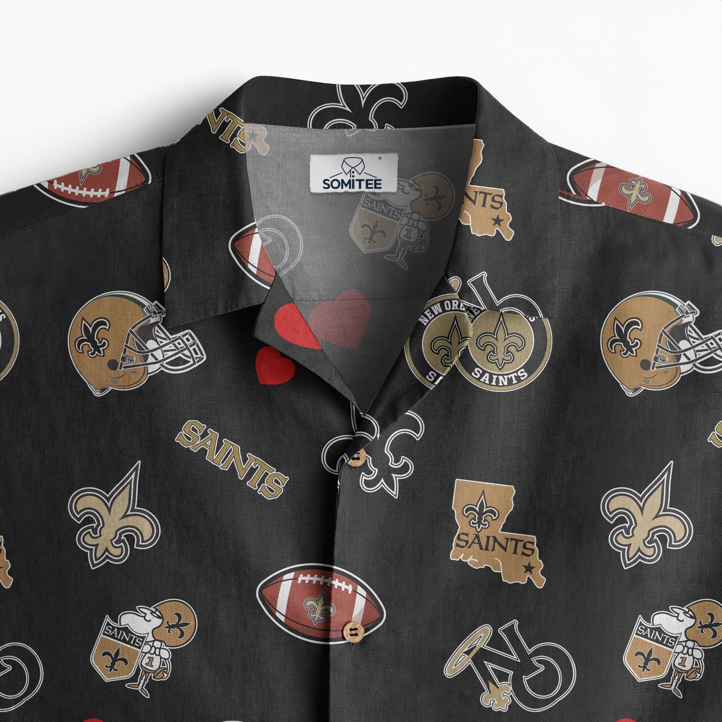 New Orleans Saints Personalized Hawaiian Shirt 100% Cotton AZBTCHW000021