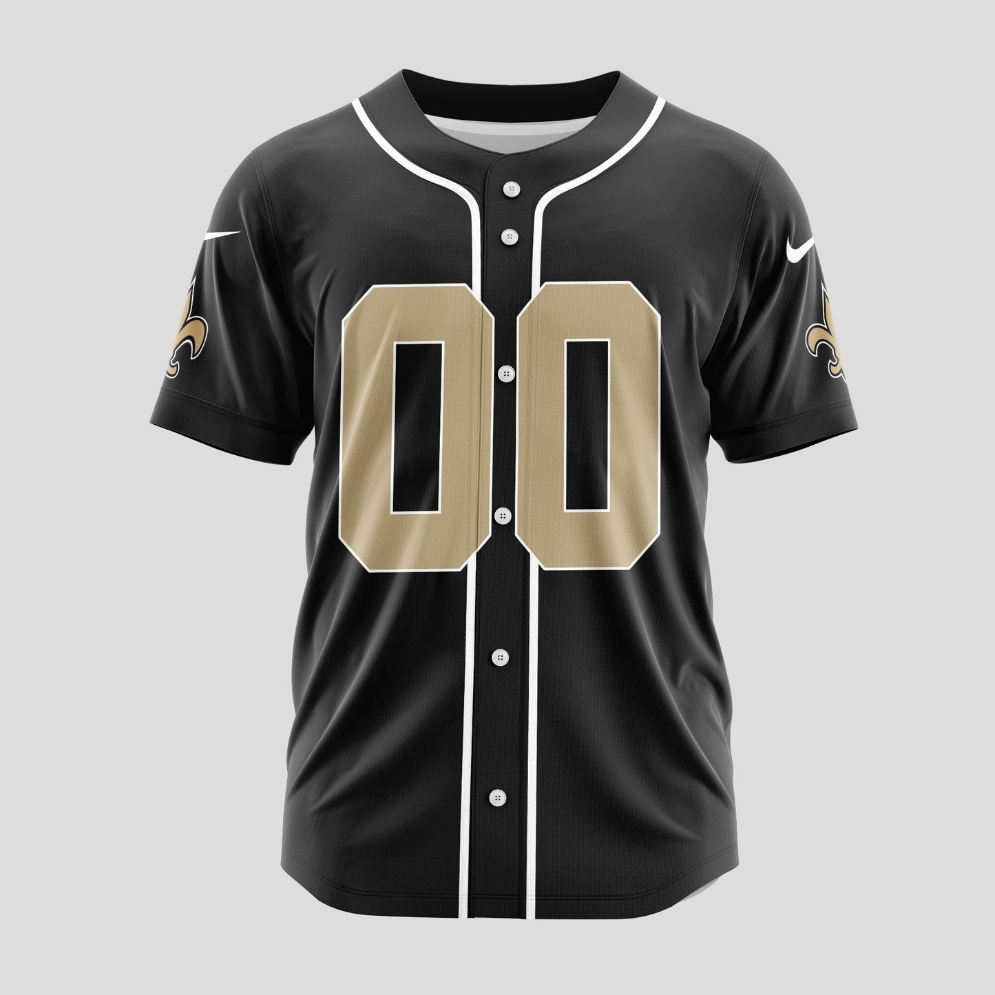 New Orleans Saints Classic Baseball Jersey Customize Your Name & Number AZEMBJS000060