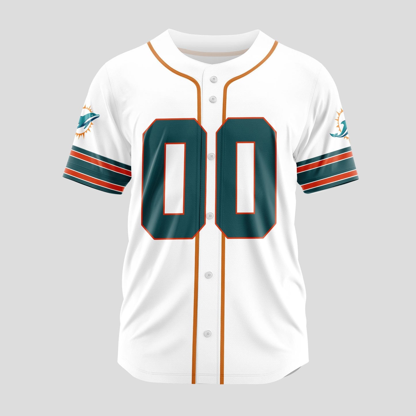 Miami Dolphins Classic Baseball Jersey Customize Your Name & Number AZEMBJS000066