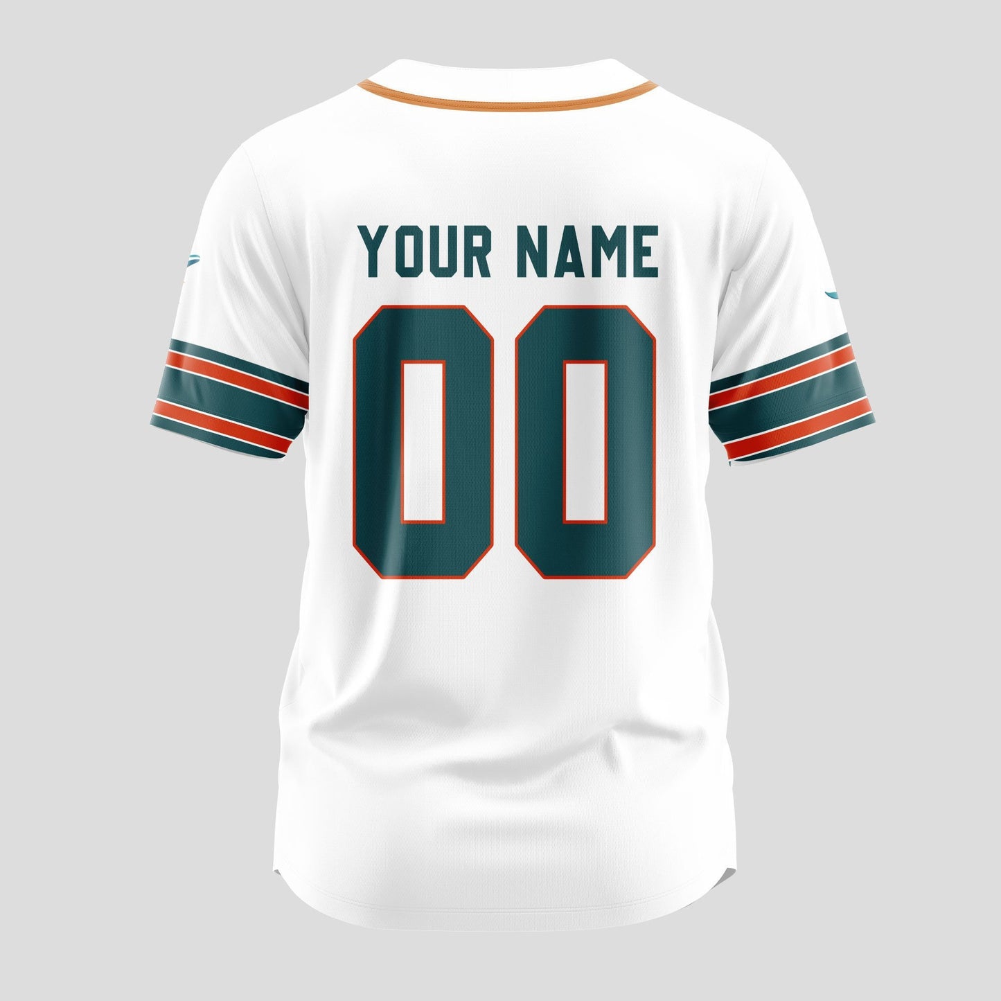 Miami Dolphins Classic Baseball Jersey Customize Your Name & Number AZEMBJS000066