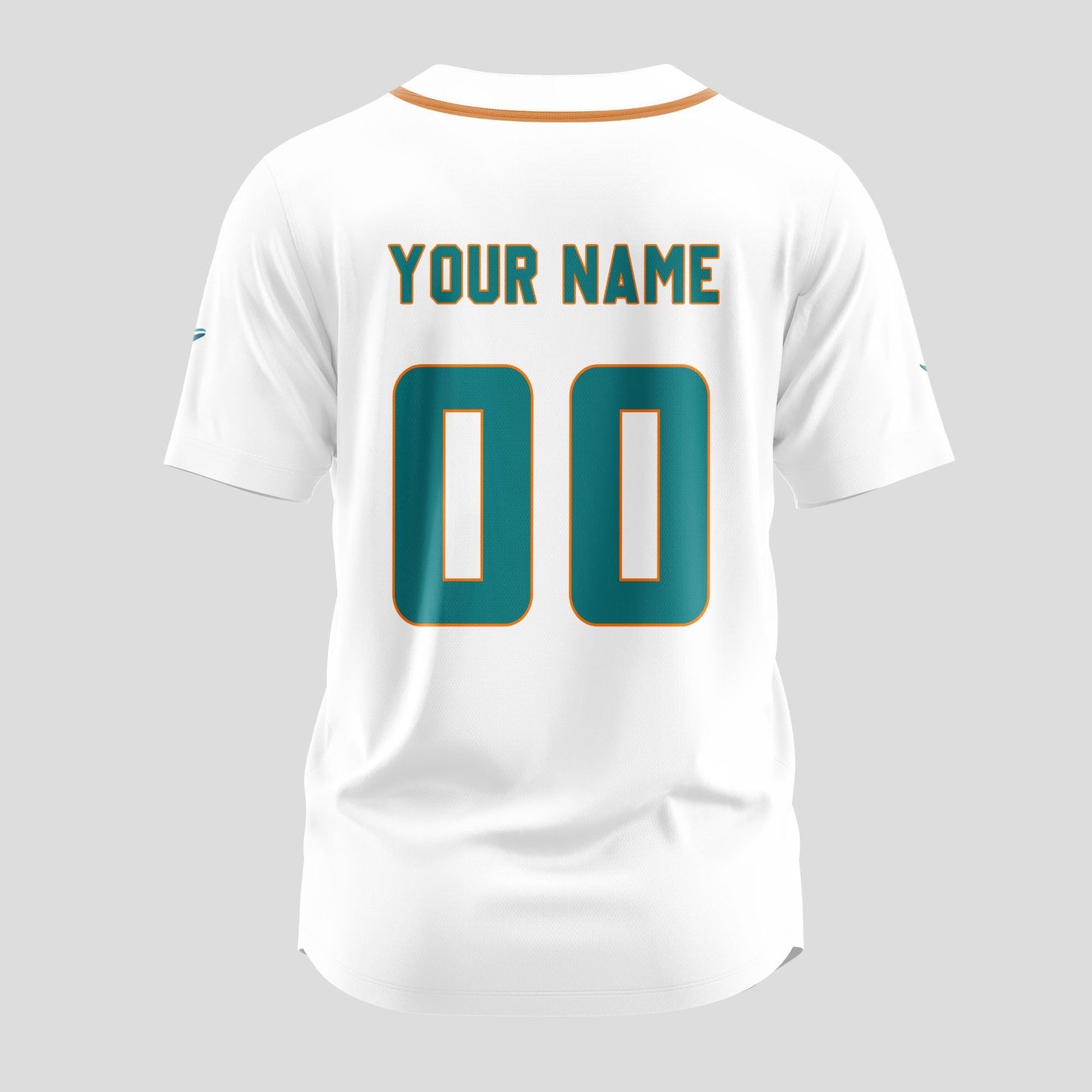 Miami Dolphins Classic Baseball Jersey Customize Your Name & Number AZEMBJS000064