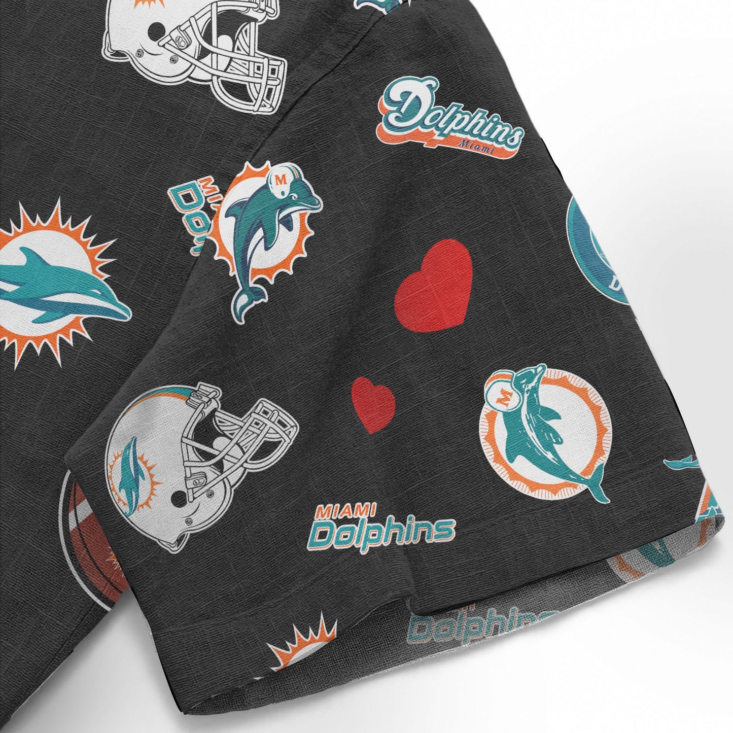 Miami Dolphins Personalized Hawaiian Shirt 100% Cotton AZBTCHW000022