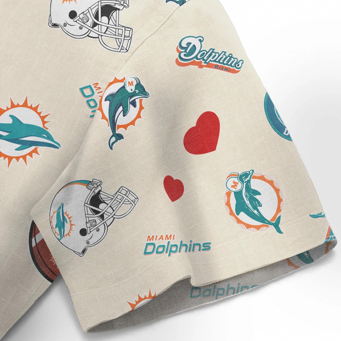 Miami Dolphins Personalized Hawaiian Shirt 100% Cotton AZBTCHW000022