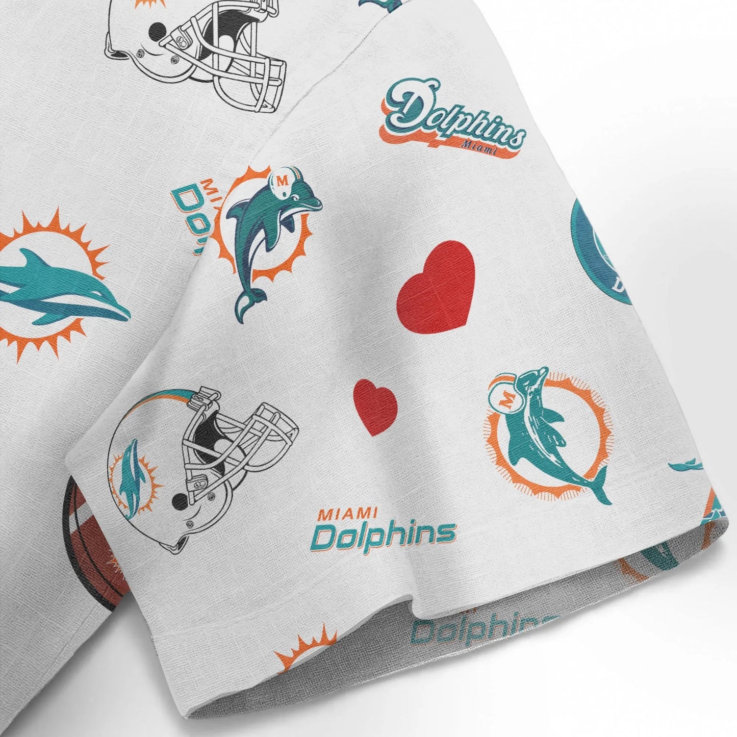 Miami Dolphins Personalized Hawaiian Shirt 100% Cotton AZBTCHW000022