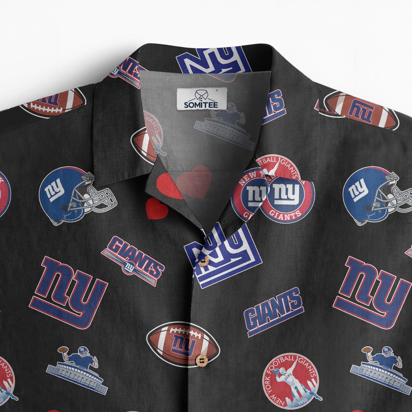 New York Giants Personalized Hawaiian Shirt 100% Cotton AZBTCHW000023