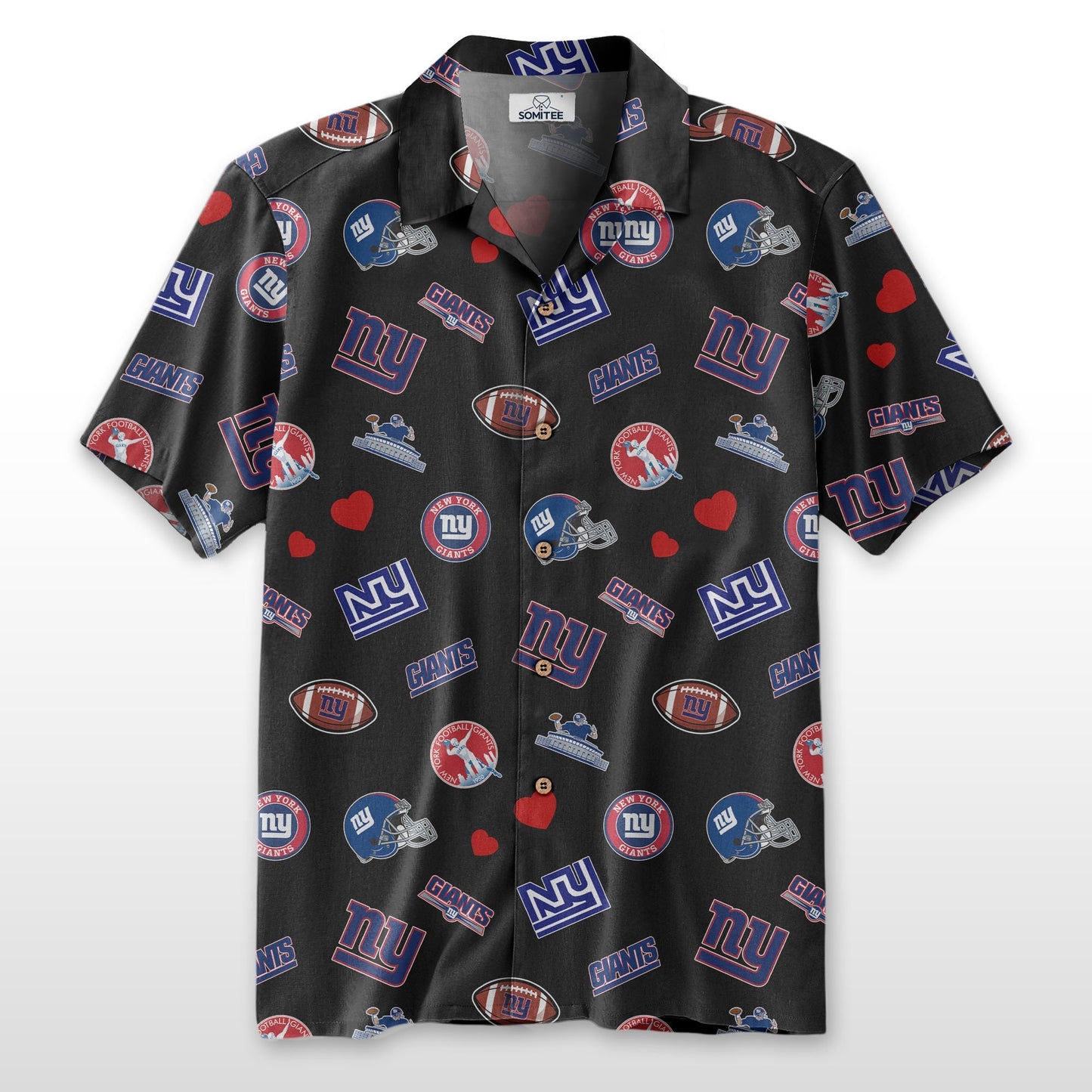 New York Giants Personalized Hawaiian Shirt 100% Cotton AZBTCHW000023