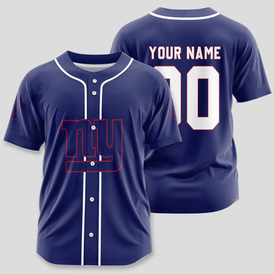 New York Giants Classic Baseball Jersey Customize Your Name & Number AZEMBJS000068