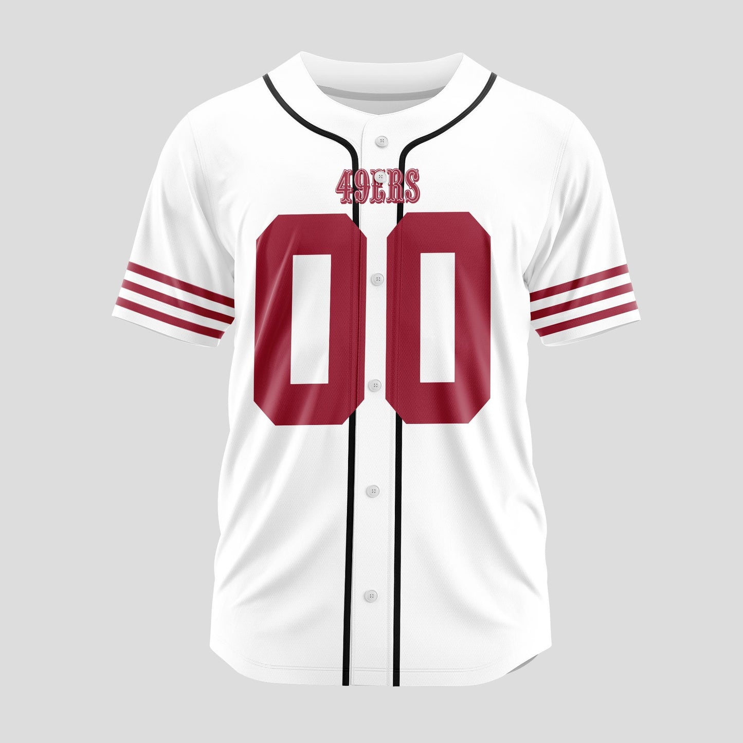 San Francisco 49ers Classic Baseball Jersey Customize Your Name & Number AZEMBJS000073
