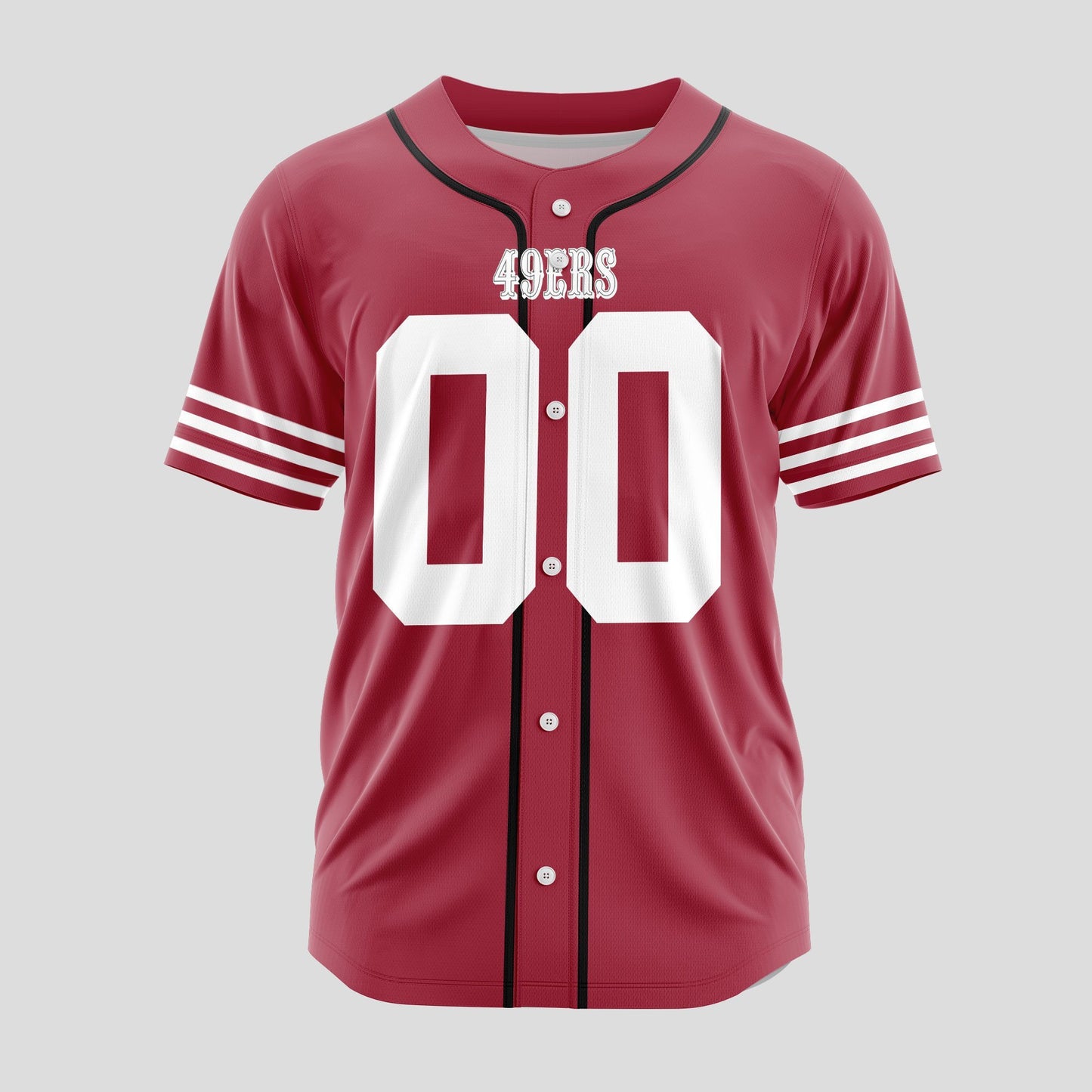 San Francisco 49ers Classic Baseball Jersey Customize Your Name & Number AZEMBJS000074