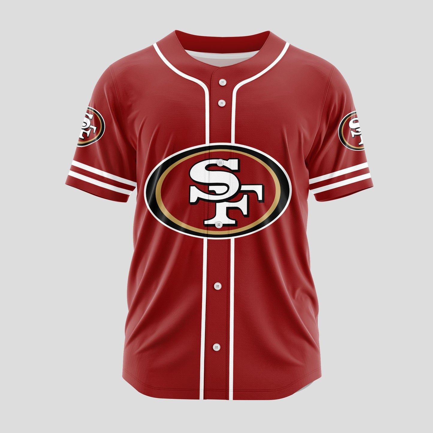 San Francisco 49ers Classic Baseball Jersey Customize Your Name & Number AZEMBJS000075