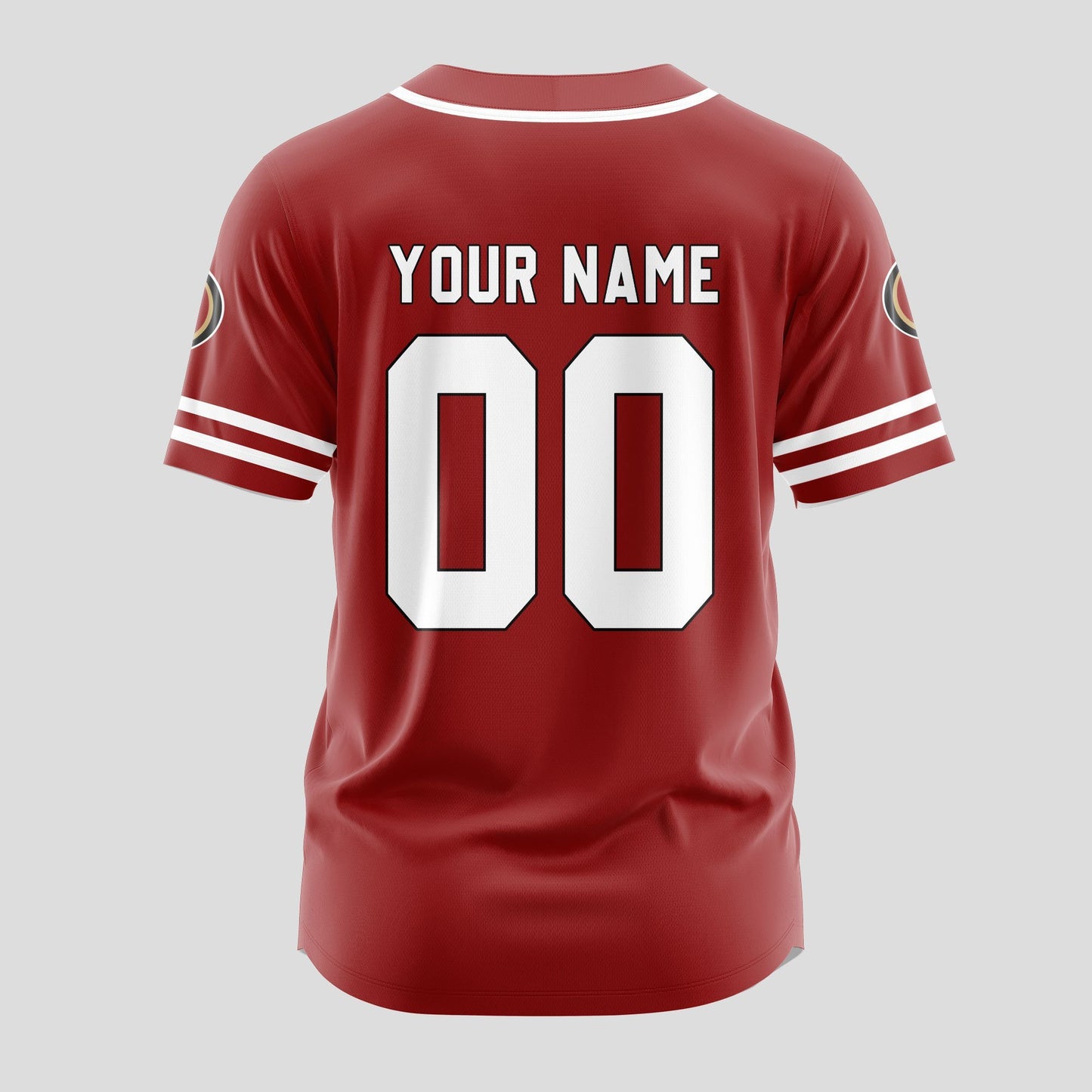 San Francisco 49ers Classic Baseball Jersey Customize Your Name & Number AZEMBJS000075