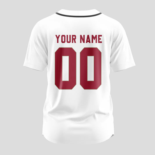 San Francisco 49ers Classic Baseball Jersey Customize Your Name & Number AZEMBJS000079
