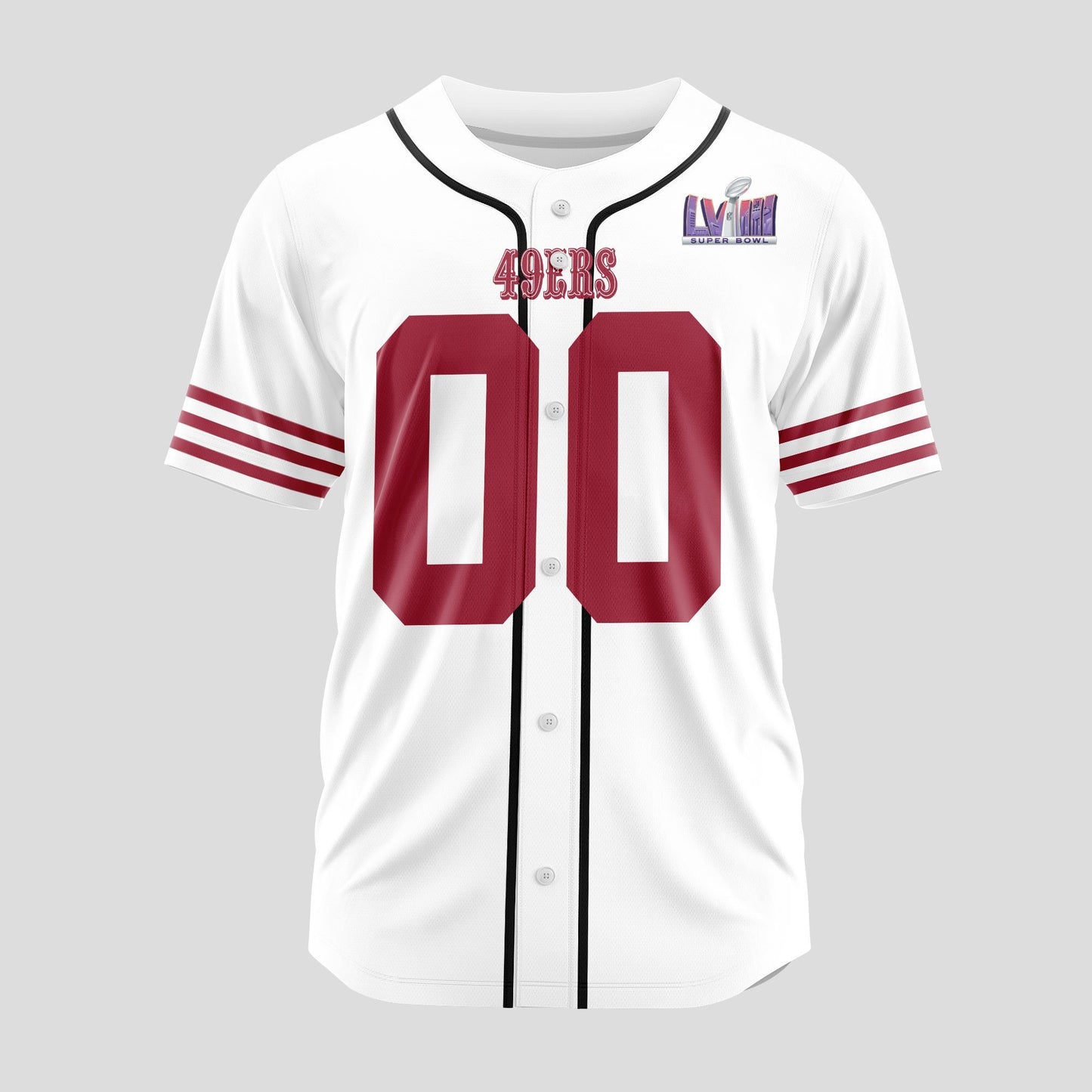 San Francisco 49ers Classic Baseball Jersey Customize Your Name & Number AZEMBJS000078